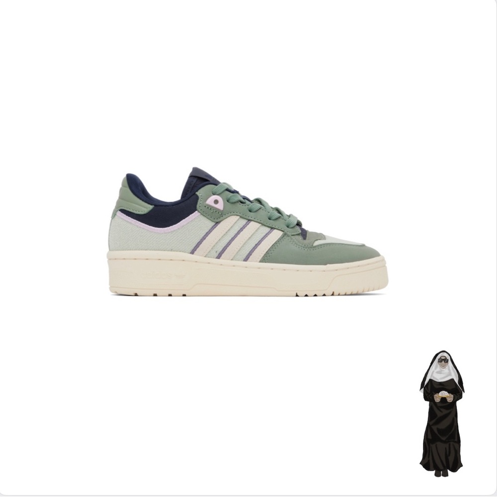 Adidas Originals Green Rivalry Low 86